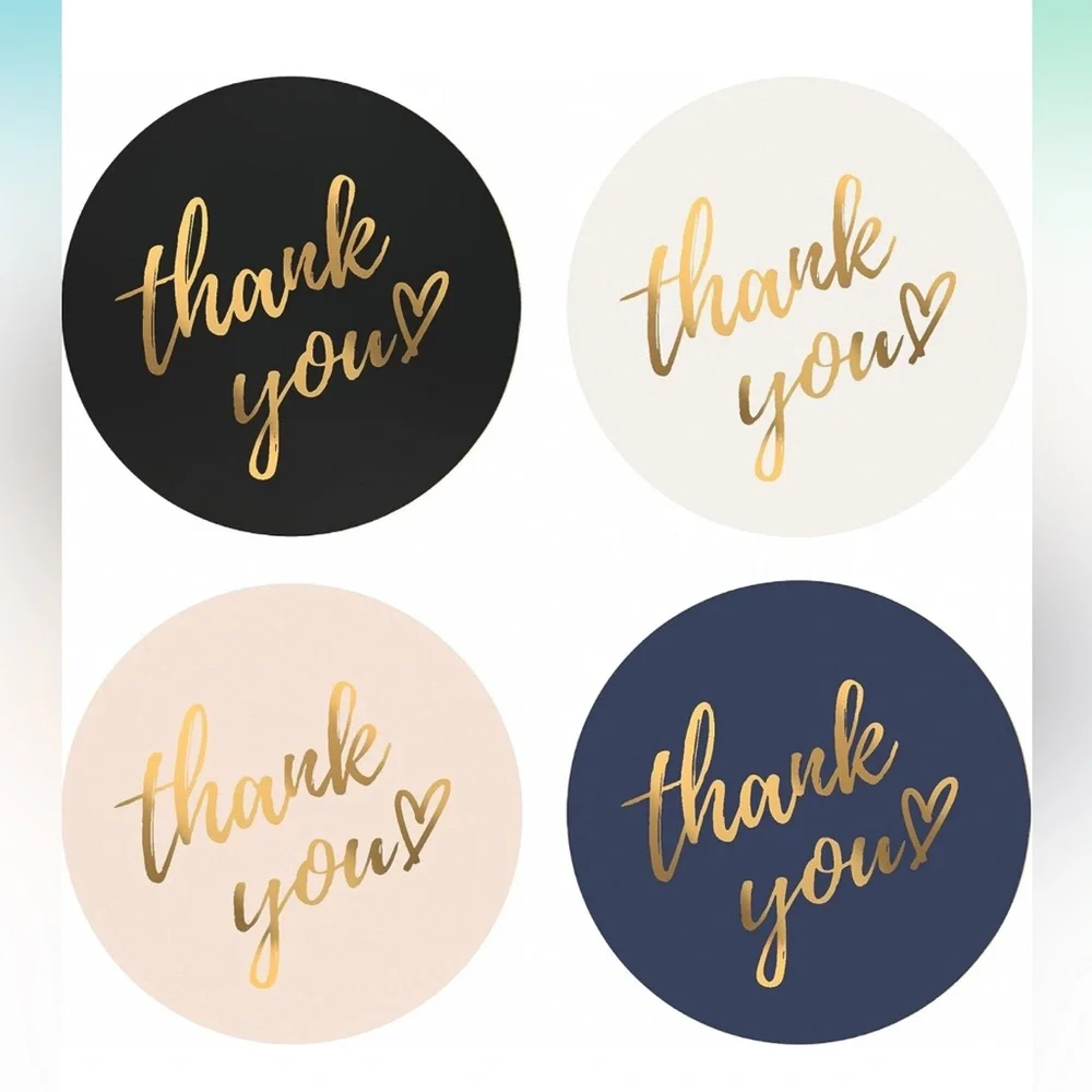 100ct ~1.5” Thank You Boutique Stickers 🌿🆕🌿 2 For $15 (Bundle & Save)